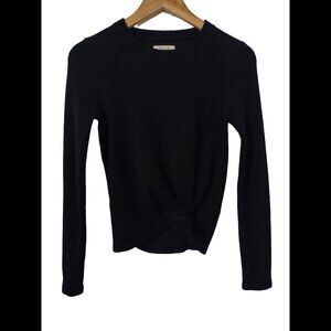 Madewell Elwood Knot Waist Top XS